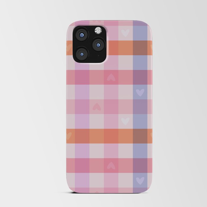 Love check in pastel candy iPhone Card Case