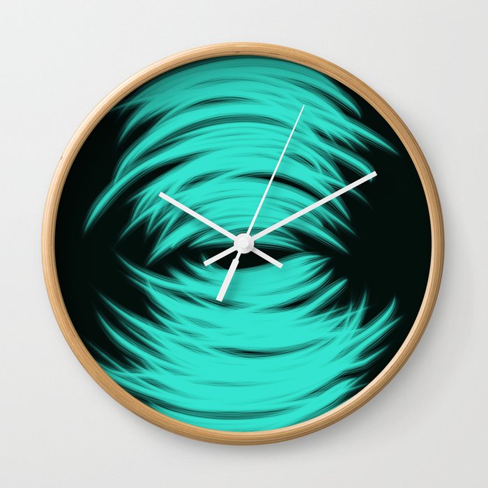 neon design Wall Clock