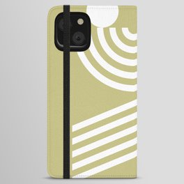 Double arch line circle 9 iPhone Wallet Case