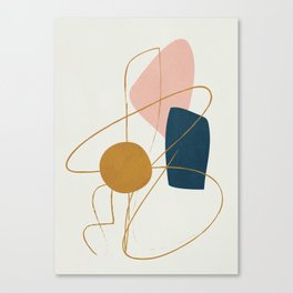 Minimal Abstract Shapes No.46 Canvas Print