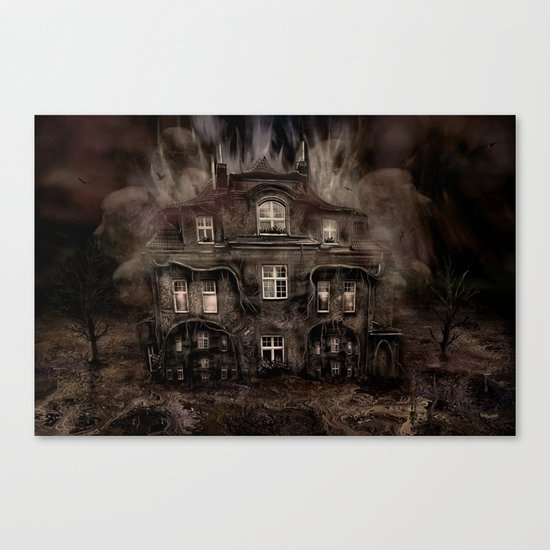 Die Geisterparty auf Halloween ! Canvas Print