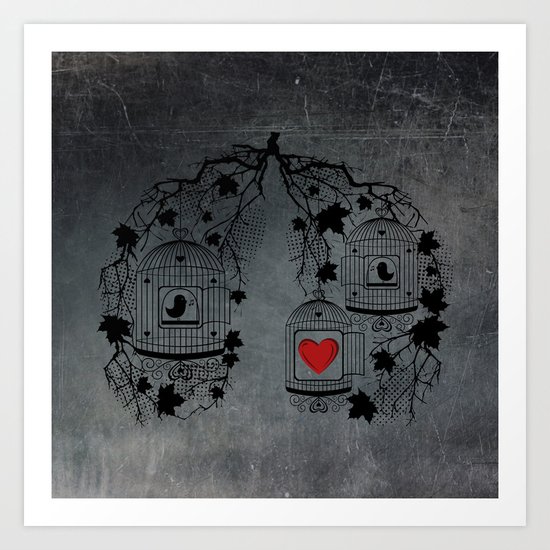 Cages Art Print