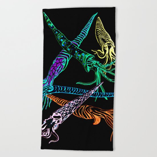 Baculites 2 Beach Towel