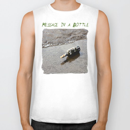 Message in a Bottle Biker Tank