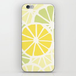 Lemon Slices Pattern iPhone Skin