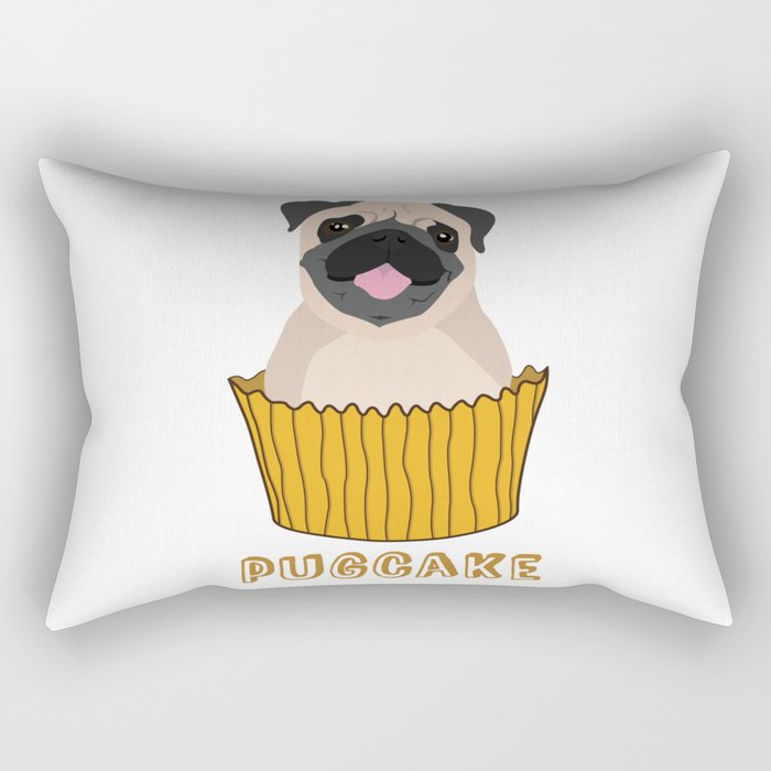 Pugcake Rectangular Pillow