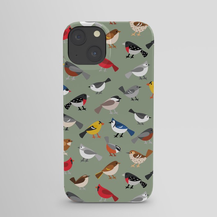 Busy Bird Feeder iPhone Case