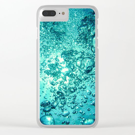Thirsty Sprite Bubble Clear iPhone Case