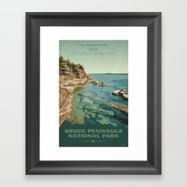 Bruce Peninsula National Park Framed Art Print