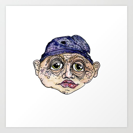 old man 3 Art Print