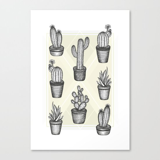 Prickly Friends Canvas Print