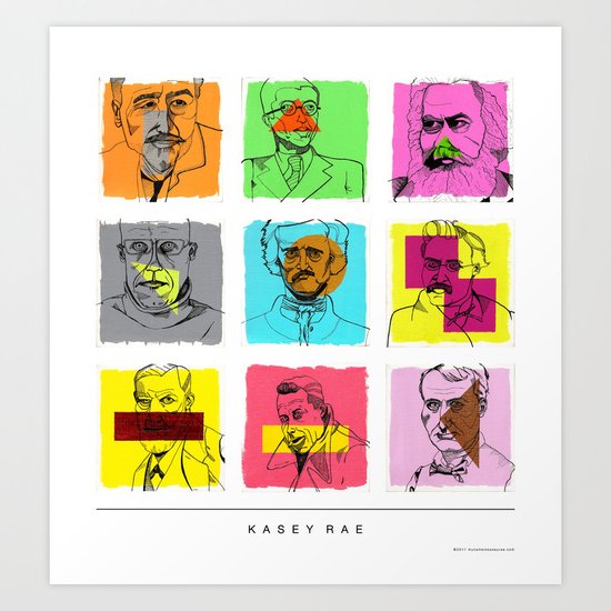 Author/Philosopher Collection Art Print