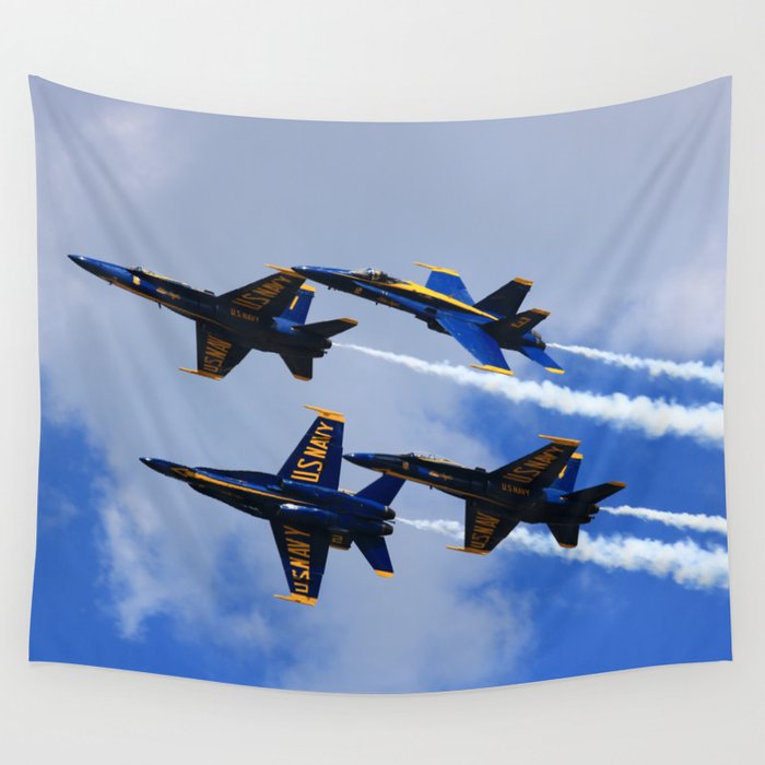 US Navy Blue Angels Wall Tapestry