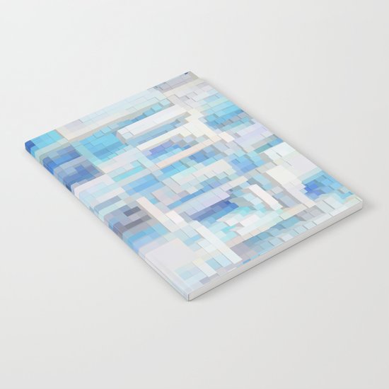 Abstract blue pattern 2 Notebook