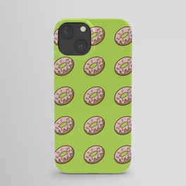 Doughnut - Pattern Green iPhone Case