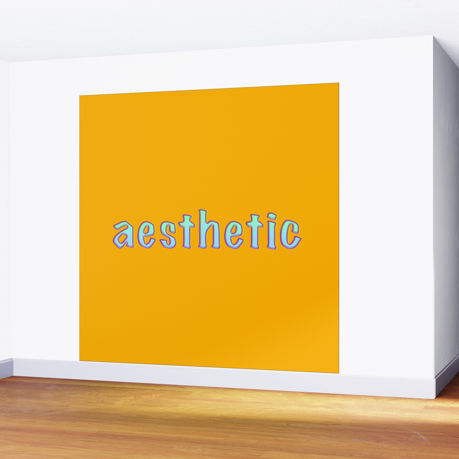 Aesthetic Text Vintage Letters Grunge Wall Mural By Uniskull Society6