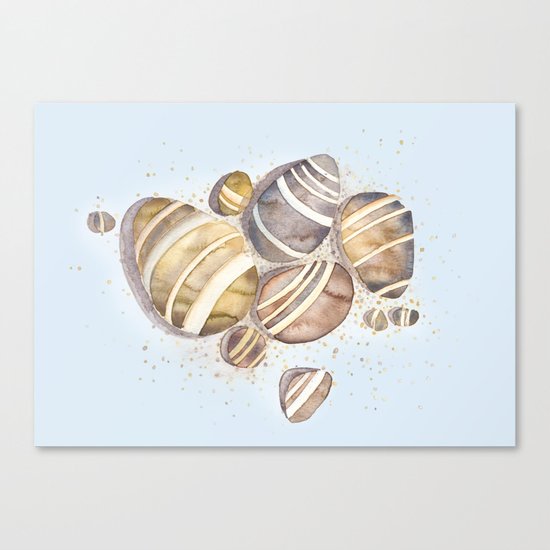 Pebbles Canvas Print