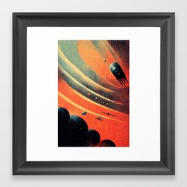 Vintage Deep Space Exploration Series - 02 Framed Art Print