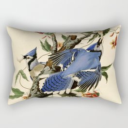 Blue Jay (Cyanocitta cristata) Rectangular Pillow