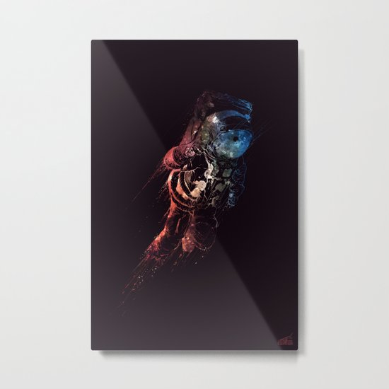 Spaceman Metal Print