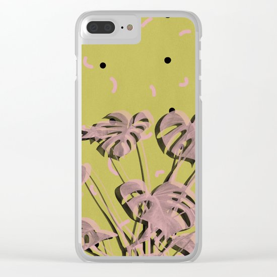 Monstera 2 Clear iPhone Case