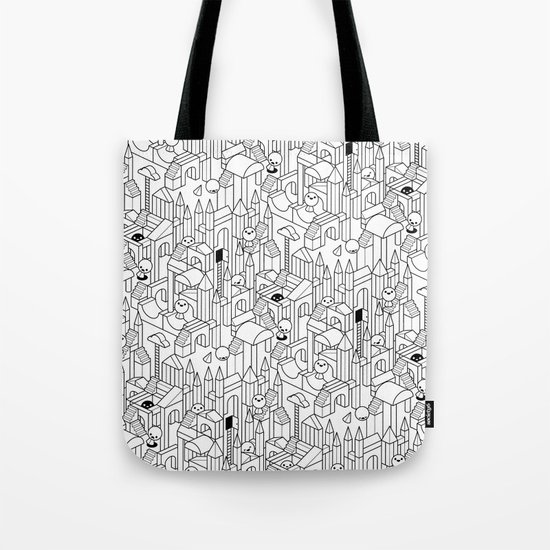 Little Escher's Building Blocks Tote Bag