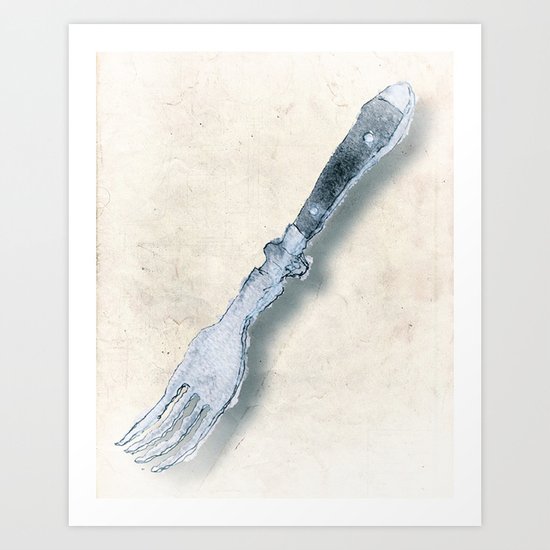 from my silverware box Art Print