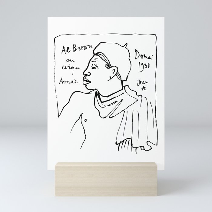 Cocteau - Al Brown Au Cirque Amar Mini Art Print