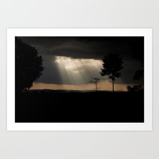 02 Storm in Chi Pat Art Print