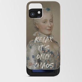 Relax It's Only Chaos iPhone Card Case