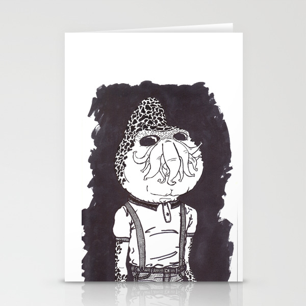 Cthullhu Was A Skinhead Stationery Cards By Latenitedraw Society6