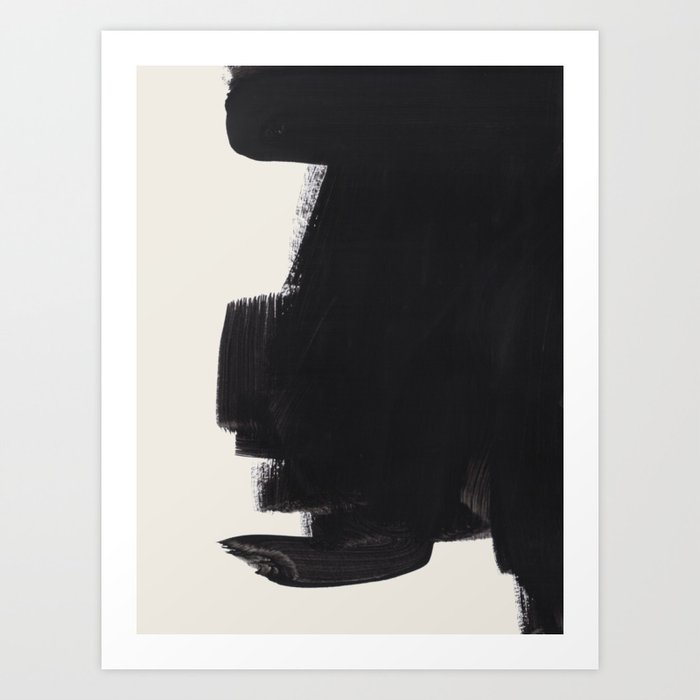 Mid Century Modern Minimalist Abstract Art Brush Strokes Black & White Ink Art Colorfield Kunstdrucke Mid Century Modern Minimalist Abstract Art Brush Strokes Black & White Ink Art Colorfield Kunstdrucke