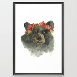 Bernice's Flowers Framed Art Print