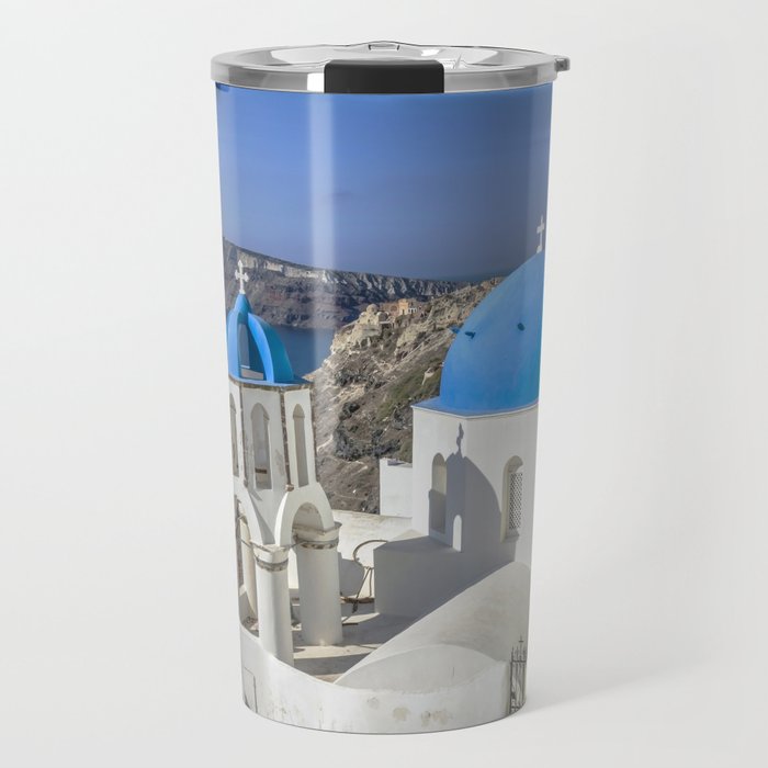 Santorini, Oia Village, Greece Travel Mug