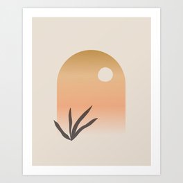 up with the sun Art Print