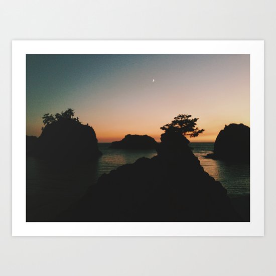 Southern Oregon Coast Sunset Art Print