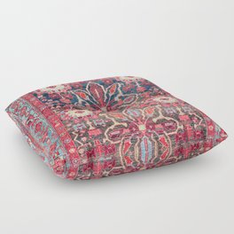Bijar Kurdish Northwest Persian Rug Print Floor Pillow