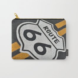 The mythical Route 66 sign. Carry-All Pouch | Freeway, Vintage, Road, 66, Highway, Usa, California, Sign, Pavement, Travel 
