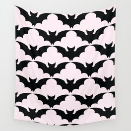 Pink Bats Wall Tapestry