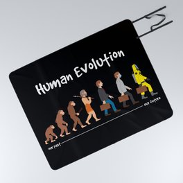 Evolution - past to future Picnic Blanket
