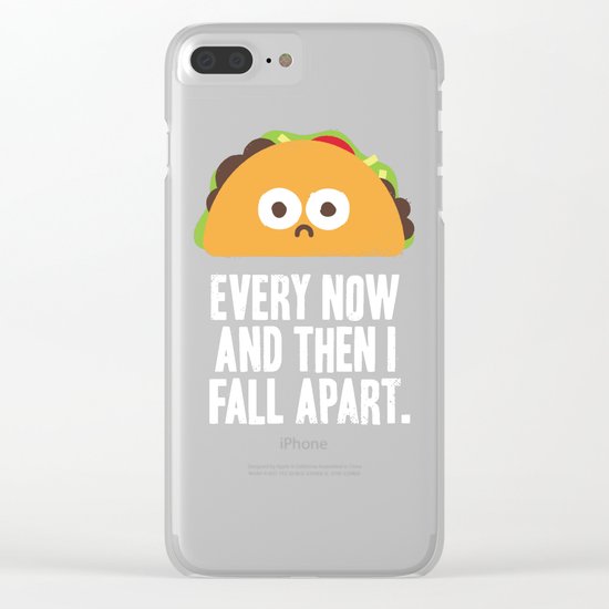 Taco Eclipse of the Heart Clear iPhone Case
