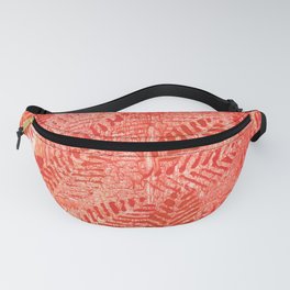 Bright red leaves Fanny Pack