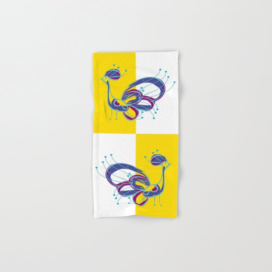 Purplish Peacocks Hand & Bath Towel