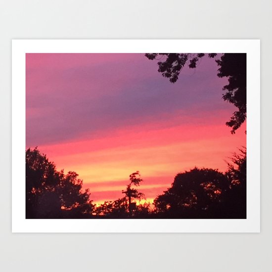 Sunset Art Print