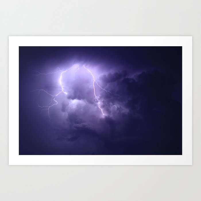 Lightning Imbalance  Art Print