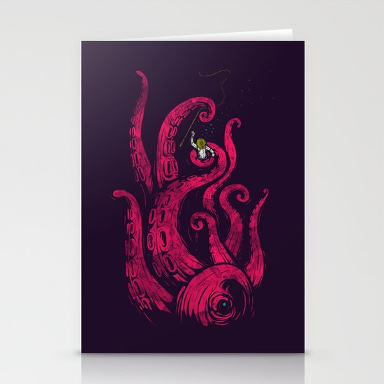 undersea attack (col. ver) Stationery Cards