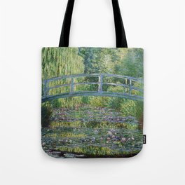 Claude Monet The Japanese Footbridge and the Waterlily Pool at Giverny 1899 Tote Bag