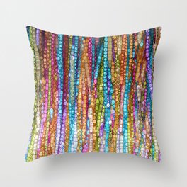 Rainbow Mosaic Throw Pillow