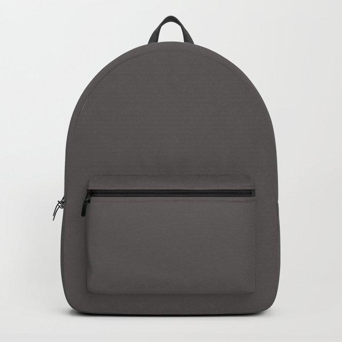 Cheap Solid Dark Gray Dolphin Color Backpack