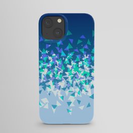 Blue Disintegrate iPhone Case